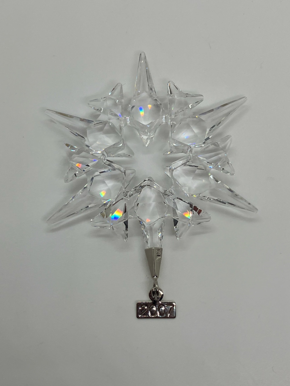 Swarovski 2007 Crystal Snowflake Christmas Ornament